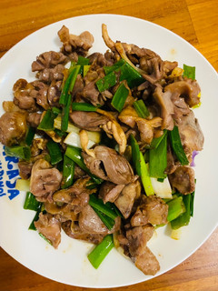 蔥爆雞雜-簡易家常菜 的食譜成品照片