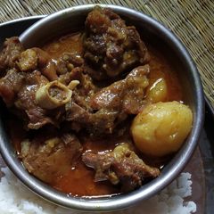 Odia style Mutton curry A picture of Odia style Mutton curry.