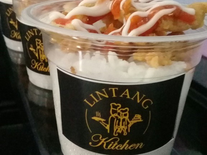 Resep RiceBowl Jamur Crispy saus mayo ala Bintang..🍒 yang Lezat Sekali