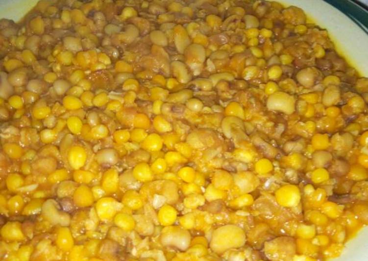 Recipe of Any-night-of-the-week Beans and corn porriage
