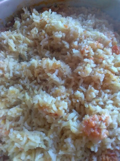 Una foto de Sopa de arroz fácil