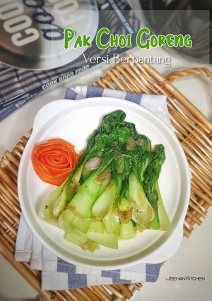 Gambar Menu Berpantang : Pak Choi Goreng