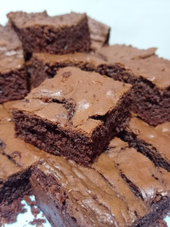 Foto di Brownies senza burro al cioccolato