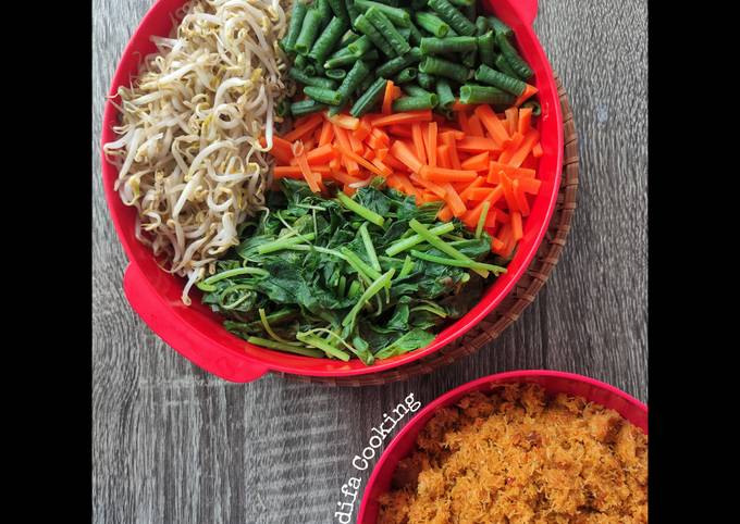 Resep 166. Urap Sayuran yang Bikin Ngiler