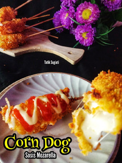 Foto resep Corn Dog Sosis Mozarella