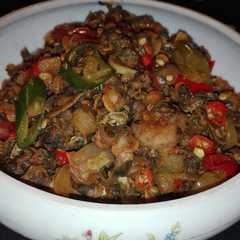 A picture of Kerang saus tiram.