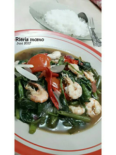 Foto resep Cah kangkung seafood
