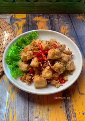 Foto resep Pad Tofu Takrai (Stir-fried Tofu with Lemongrass) 🇹🇭