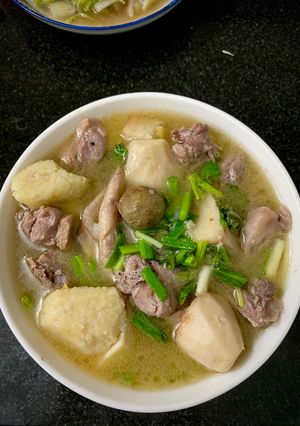 Hình của món Vịt om sấu.