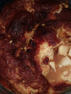 Una foto de Budín de pan sin horno