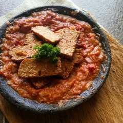 รูปของ Sambel ala pecel ayam