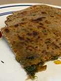 Junglee parathaThis flatbread is made out of all the green veggies with multigrain Flour