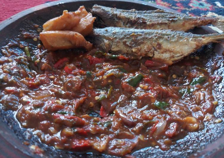 Resep Sambel Cobek Gula Merah Anti Gagal