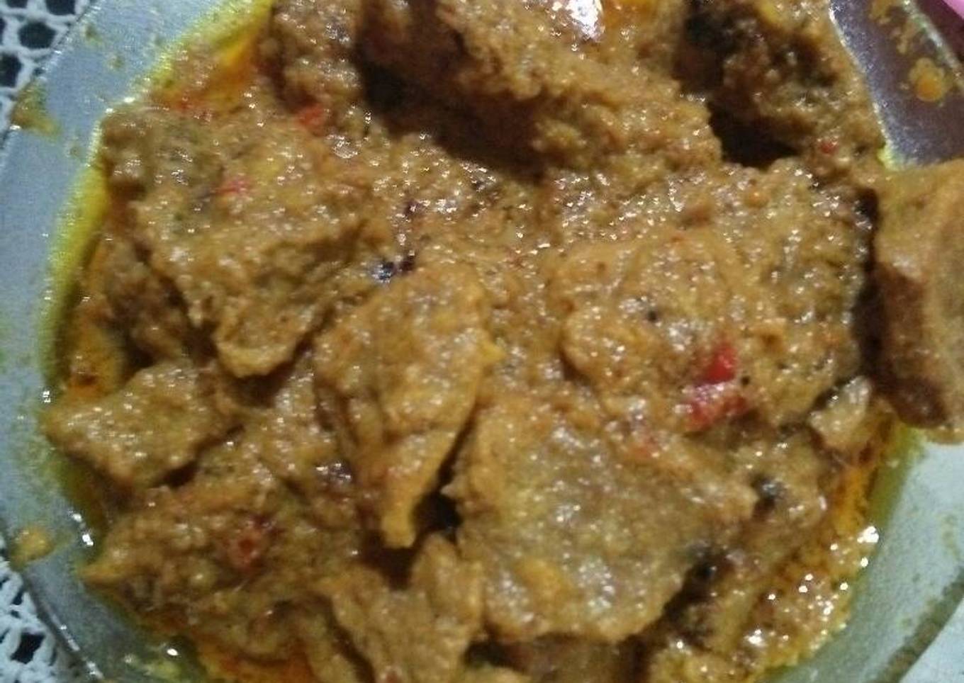 Rendang daging sapi no MSG
