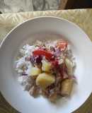 Ensalada de atún con papa y arroz 😋