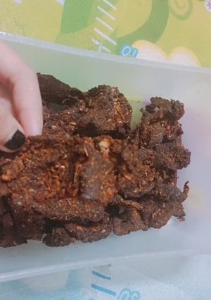 Hình của món Thịt trâu khô.