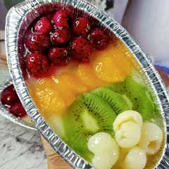 A picture of Puding Sutra Cocktail / Buah.