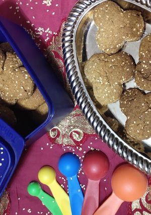 A picture of Bajra healthy cookies.
