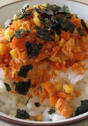 A picture of Salmon 'Furikake'.