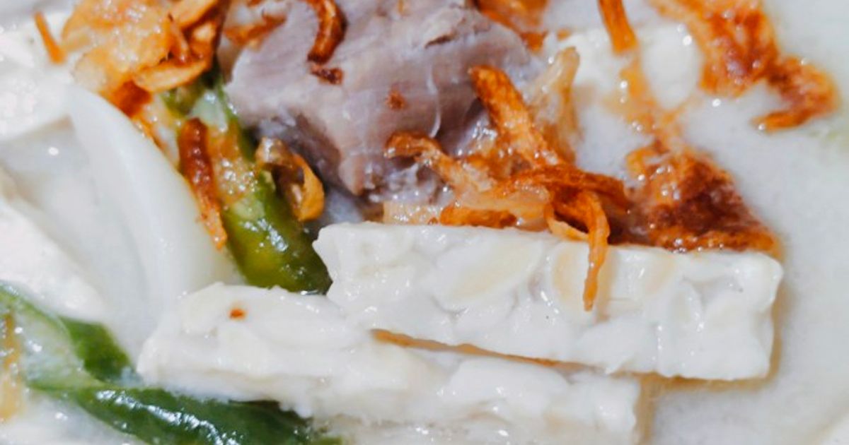 Sambel goreng tempe cabe ijo