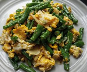 Cara Cepat Orak Arik telur kacang panjang Enak dan Sehat