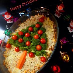 A picture of Vegetable pie.