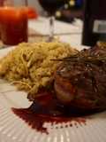 Filet Mignon con Quinotto de Champiñones