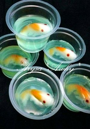 Foto resep puding koi