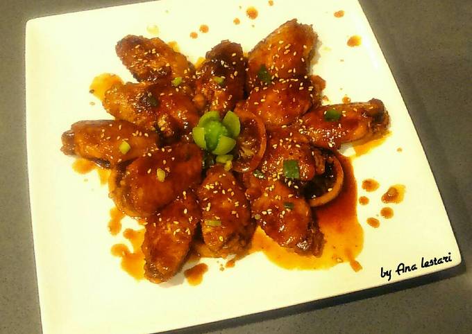 Lemon Chicken wings /Sayap Ayam Tengah Bumbu Lemon