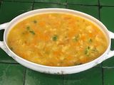 Sopa de habas con verduras