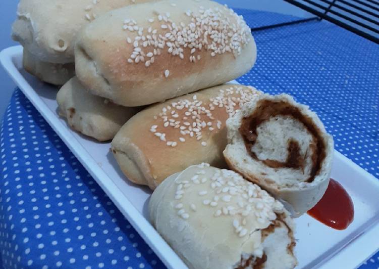 Bumbu Roti gulung abon | Bahan Membuat Roti gulung abon Yang Enak Banget