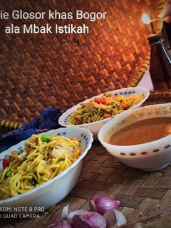 Foto resep Mie Glosor khas Bogor ala Mbak Istikah