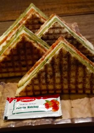 A picture of Mumbai Masala sandwich.