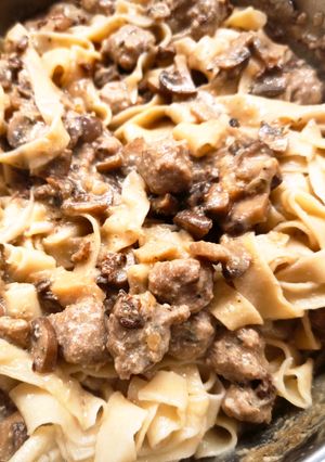 Botruccio gombás húsos tészta recept fotója