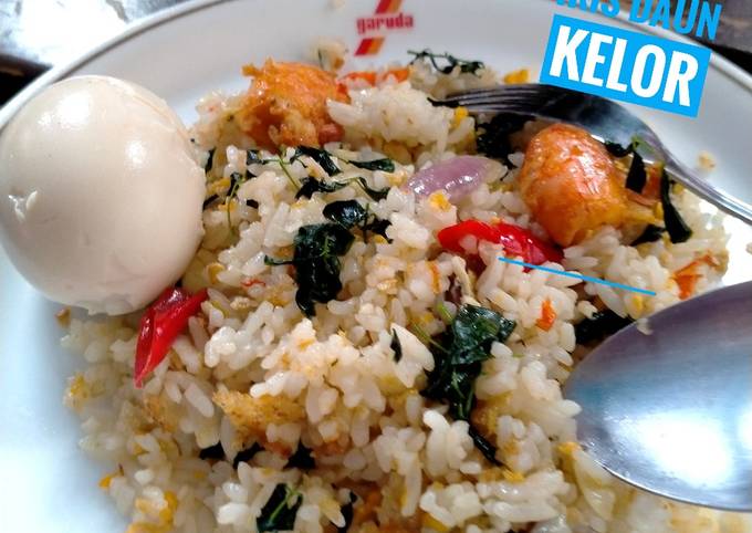 103)Nasi goreng iris daun kelor