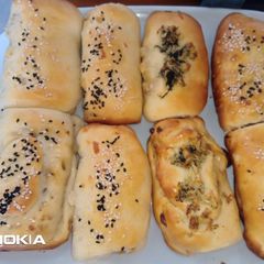 A picture of Chicken cheese dinner rolls.