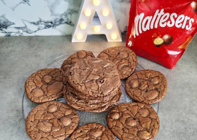 Cookies brownie aux maltesers