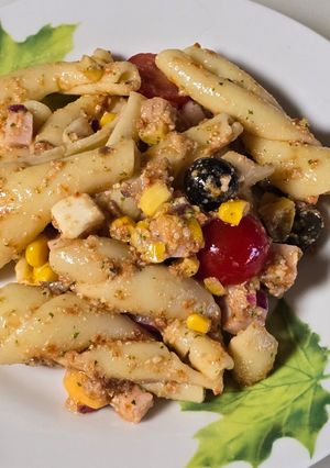 Foto principal de Ensalada de pasta al pesto rojo
