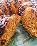 BUDÍN DE DULCE DE LECHE 🍯CON PASAS 🍇