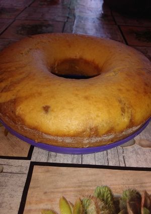 Una foto de Bizcochuelo esponjoso combinado con cacao