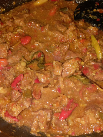 Resep Oseng Daging Mercon Istimewa
