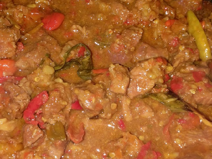 Resep Oseng Daging Mercon Istimewa