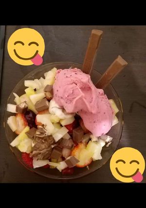 صورة لوصفة سلطة الفواكه 😋😍