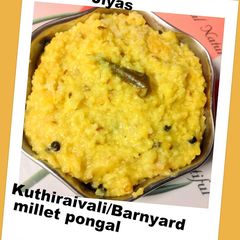 A picture of Barnyard millet pongal.