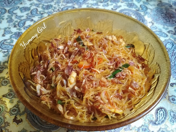 Cara Memasak 14. Bihun Goreng Polos Menu Enak