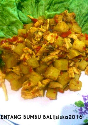 Foto resep Ayam Suir Kentang Bumbu Bali