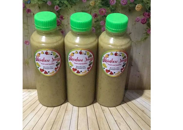 Resep Diet Juice Avocado Zucchini Golden Kiwi Tomato yang Lezat Sekali