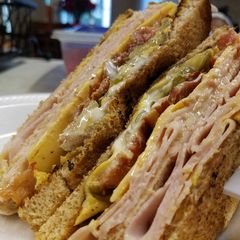 A picture of The 409 Club Sandwich.