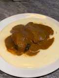 Carrilleras al vino tinto con parmentier(olla exprés)