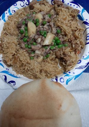 A picture of Stewed Goat Meat with Pigtails.